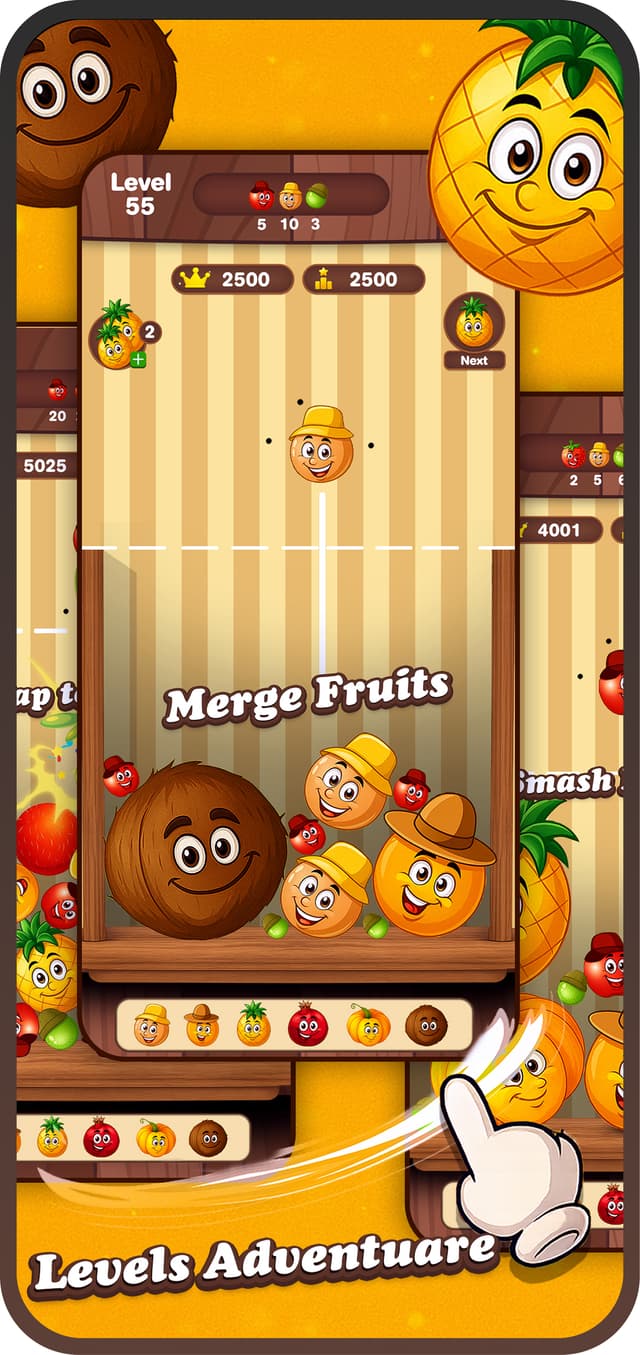 Fruit Merge Game