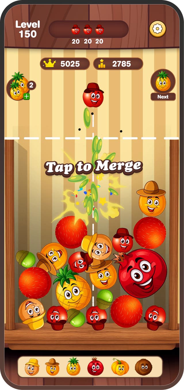 Fruit Merge Game